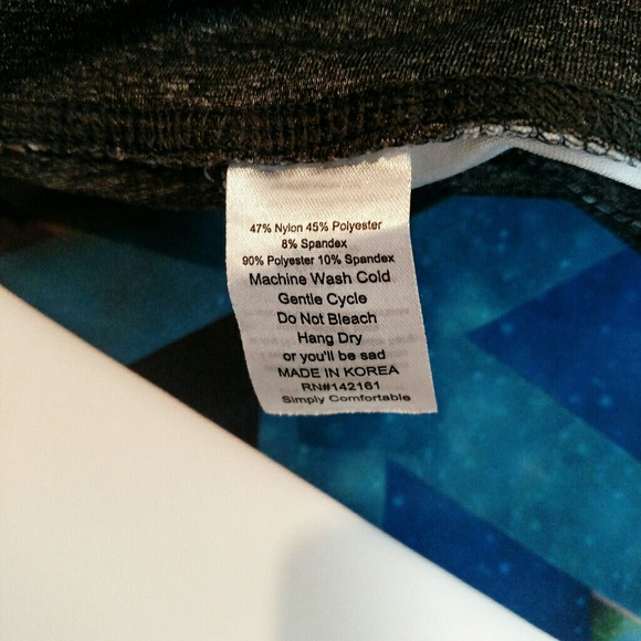 Lularoe Workout Pants Jordan Galaxy - Picture 5 of 6